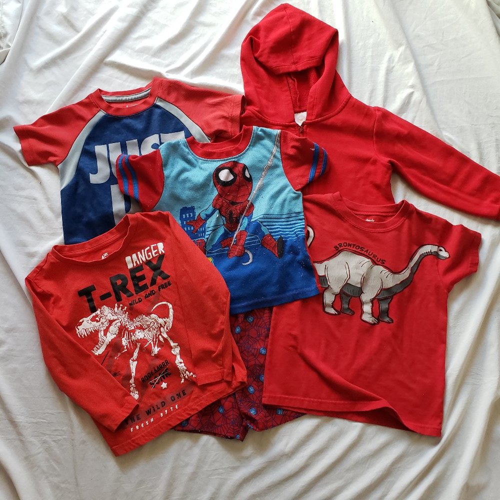 Bundle of Red Clothes | Boys Clothes | 4T | Variety